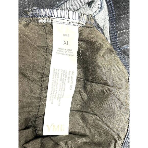 YMI Flare Leg High Waisted  Distressed Stretch Denim Jean Size: XL - Picture 6 of 6